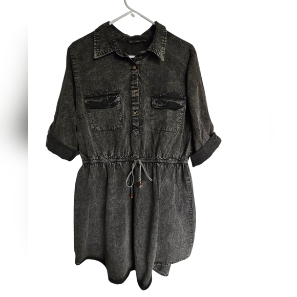 Speed Control Charcoal Denim Dress Pullover 2X - Picture 1 of 5